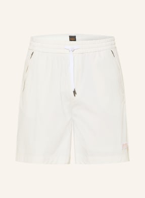 Boss Shorts Fisher Im Jogging-Stil Relaxed Fit weiss