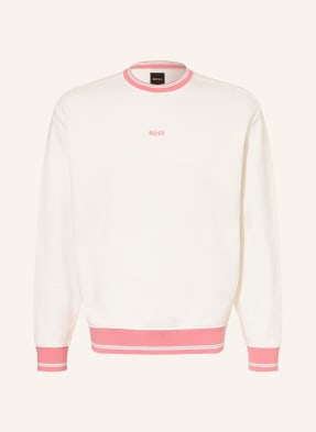 Boss Sweatshirt We Blocks weiss