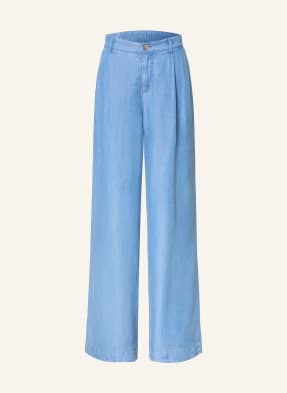 Marc Cain Kalhoty Marlene Wichita V Džínovém Vzhledu 350 light denim