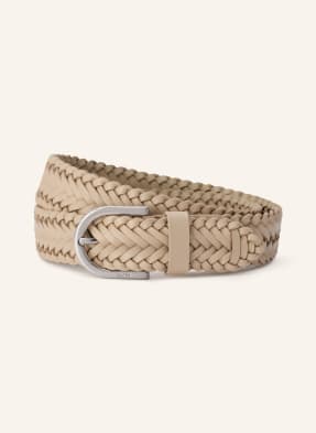 Boss Ledergürtel beige
