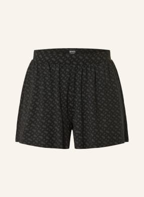 Boss Schlafshorts B Logo schwarz