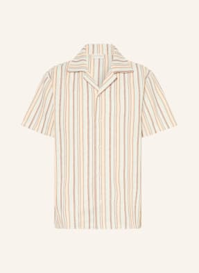 Drôle De Monsieur Letní Košile Comfort Fit bílá / hnědá / mátová