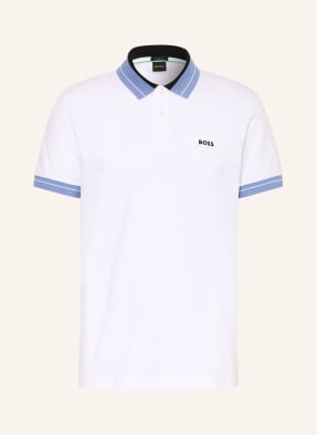 Boss Piqué-Poloshirt Member Regular Fit weiss