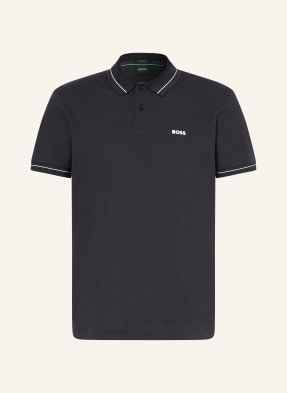 Boss Piqué-Poloshirt Member Regular Fit blau