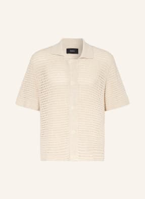 I'm Brian Pletená Košile Comfort Fit S 3/4 Rukávem béžová