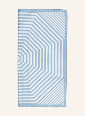 Windsor. Seidentuch blau