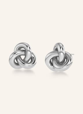 Edblad Náušnice Infinity Knot Studs L stříbrná