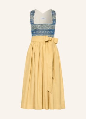 Grasegger Dirndl Britta modrá / tmavě žlutá