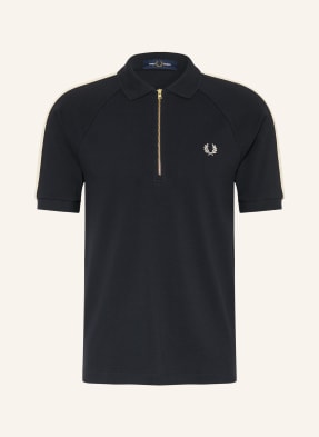 Fred Perry Piqué Polokošile tmavě modrá / bílá