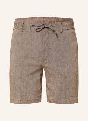 Boss Shorts Kane Mit Leinen braun