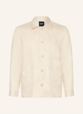Boss Overjacket Aus Leinen beige