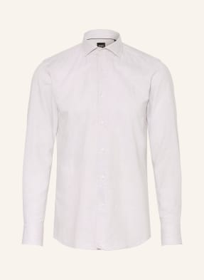 Boss Hemd Hank Slim Fit Mit Leinen beige