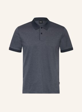 Boss Piqué-Poloshirt Parlay blau