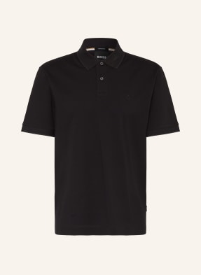 Boss Piqué-Poloshirt Parris schwarz