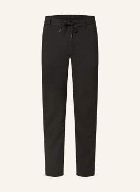 Boss Hose Kane Extra Slim Fit Mit Leinen schwarz
