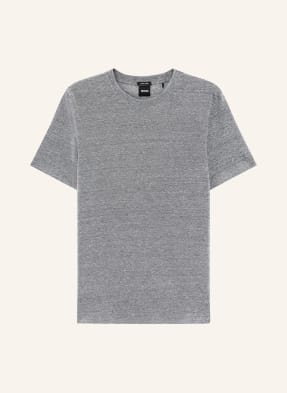 Boss T-Shirt Thompson Mit Leinen blau