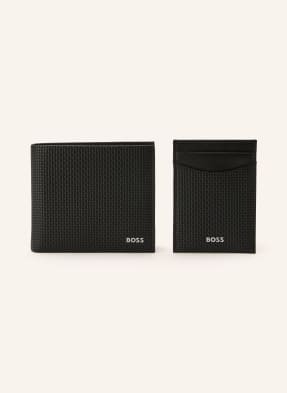 Boss Set: Geldbörse Und Kartenetui schwarz
