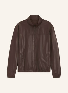 Boss Lederblouson Molta braun