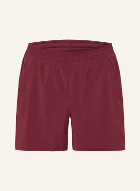 Lululemon 2V1 Běžecké Šortky Pace Breaker tmavě červená