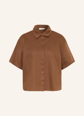 Marc O'polo Denim Košile Z Lnu hnědá