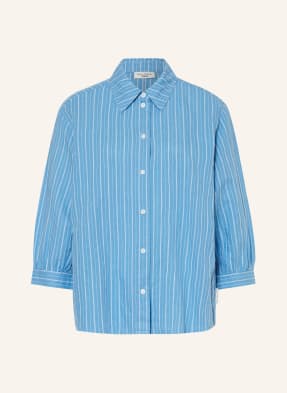 Marc O'polo Denim Košile S Lnem A 3/4 Rukávem modrá / bílá