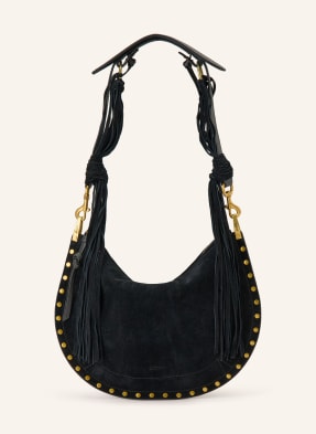Isabel Marant Schultertasche Oskan Mit Nieten schwarz