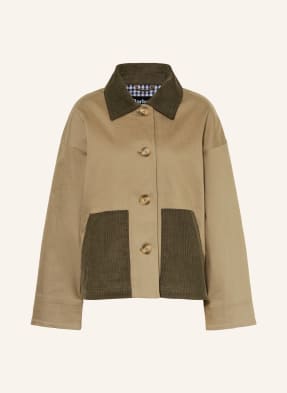 Barbour Bunda Cloverdale khaki / tmavě zelená