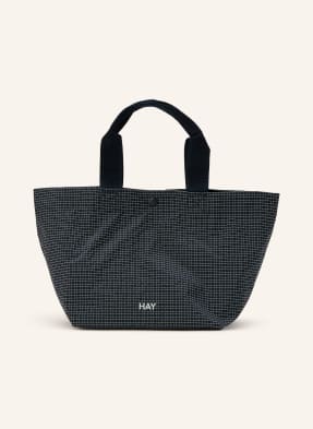 Hay Handtasche Grid Mini blau