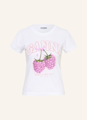 Ganni T-Shirt weiss