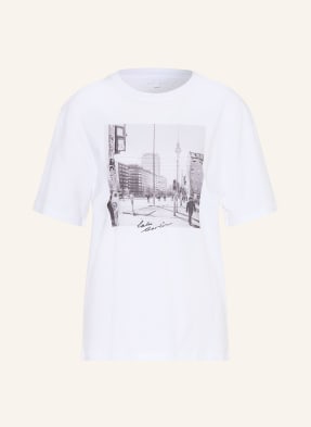 Lala Berlin Tričko Berlin bílá / tmavě šedá / šedá