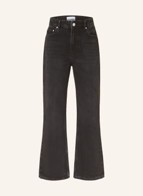 Ganni Wide Leg Jeans schwarz