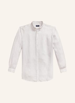Polo Ralph Lauren Big & Tall Lněná Košile bílá / tmavě modrá