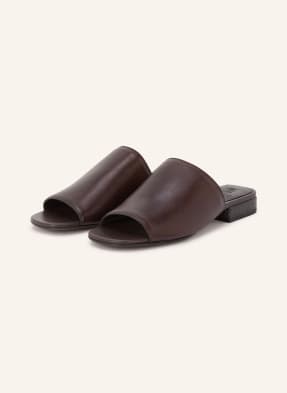 Brunello Cucinelli Pantoletten Mit Schmuckperlen braun