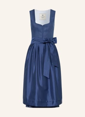 Heimatglück Tracht Dirndl Liselotte modrá / tmavě modrá