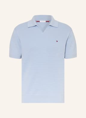 Tommy Hilfiger Strick-Poloshirt blau