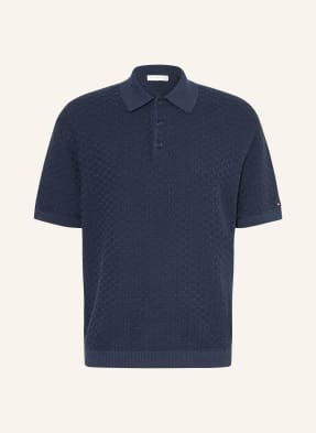 Tommy Hilfiger Strick-Poloshirt blau