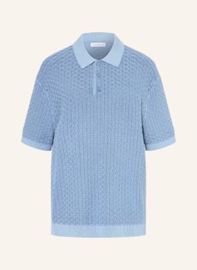 Tommy Hilfiger Strick-Poloshirt blau