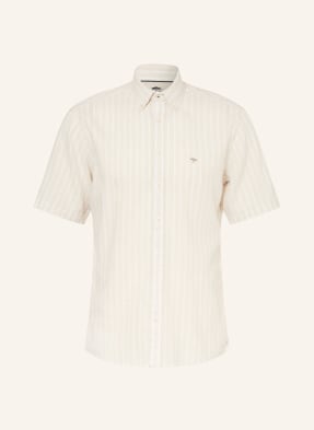 Fynch-Hatton Lněná Košile Comfort Fit krémová / bílá