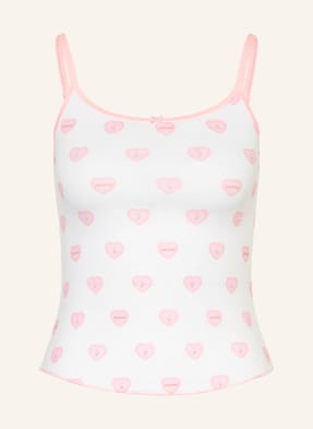 Skims Lounge Top Skims Pointelle snow lace hearts