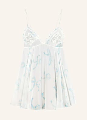 Skims Hedvábná Noční Košile Skims Romance ivory pearl bows pri