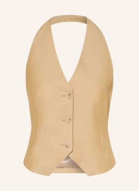 Comma Blazerweste beige