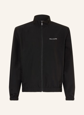 Daily Paper Sportovní Bunda Track Jacket Eward černá / bílá