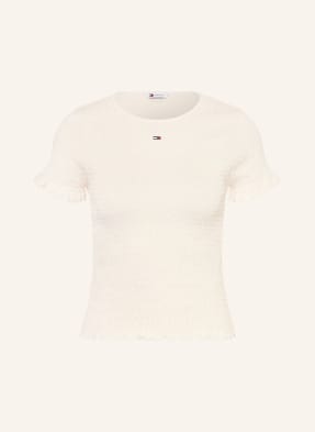 Tommy Jeans Tričko S Volánky bílá