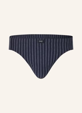 Mey Série Slipů Denim Stripes tmavě modrá / černošedá
