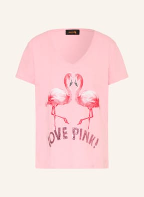 Miss Goodlife T-Shirt Mit Pailletten rosa
