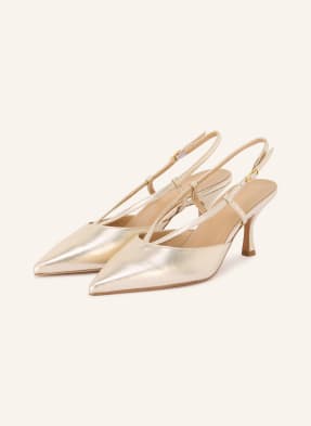 Lilienfels Slingpumps gold