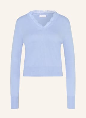 Darling Harbour Pullover Mit Spitze blau