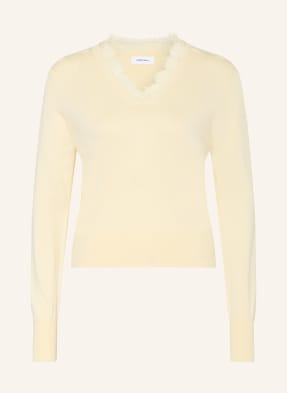 Darling Harbour Pullover Mit Spitze gelb