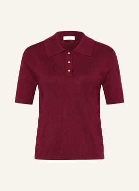 Darling Harbour Strick-Poloshirt rot