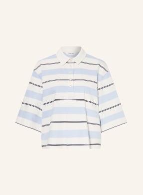 Selected Jerseyové Polo Tričko bílá / tmavě modrá / tmavě modrá